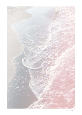 Blush Gray Ocean Dream Waves #1 #water #decor #art