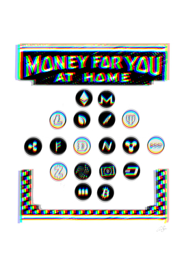 Defi | Crypto coin | Vintage | Money for you | Glitch