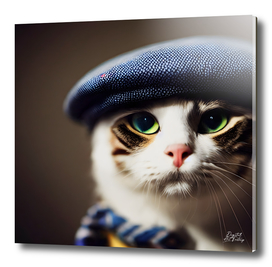 Charlie - Cat with a French beret #6