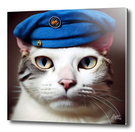Sergent Milo - Cat with a sailor beret #5