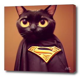 Super Simba - Cat with a superhero cape #2