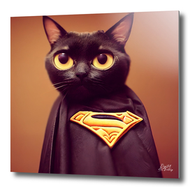 Super Simba - Cat with a superhero cape #2