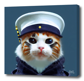 Captain Gus - Cat with a sailor beret #4