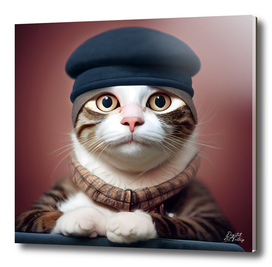 Simon - Cat with a French beret #2