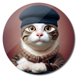 Simon - Cat with a French beret #2