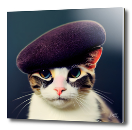 Jax - Cat with a French beret #3