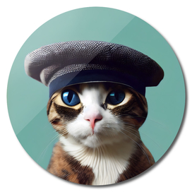 Bandit - Cat with a French beret #1