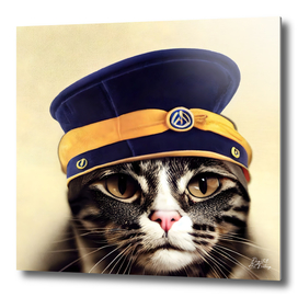 General Tucker - Cat with a sailor beret #1