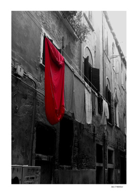 Superman's laundry Day, Venice Italy
