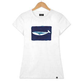 Cyanotype whale