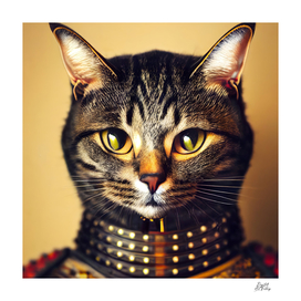 Cat wearing an armor #11