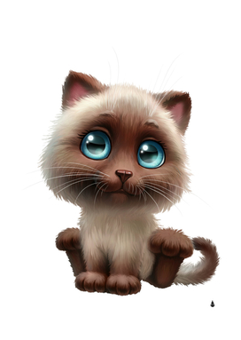 cute kitty kitten pet cartoon