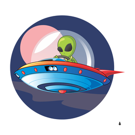 alien ufo spaceship space
