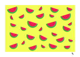 watermelon pattern wallpaper