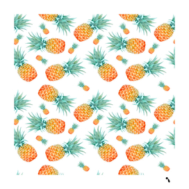 pineapple background pattern fruit