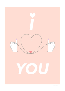 i ♡ you - I love you