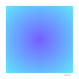 Neon Blue Radial Gradient #8 | Beautiful Gradients