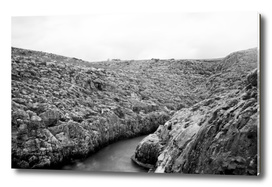 Patterned Rocks at Wied Iz Zurrieq Malta