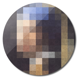 Pixel of Girl With a Pearl Earring
