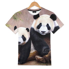 Cheerful Pandas