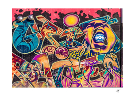 doodle wallpaper texture grafiti multi colored.art