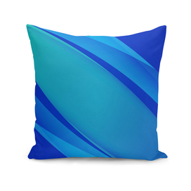 Blue Abstract wavy shapes background
