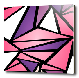 Purple background image with Abstract and polygonal shapes