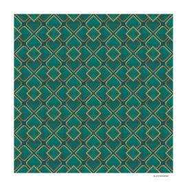 Mosaic Tile Emerald and Copper