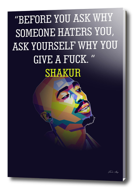 Tupac Shakur wpap pop art