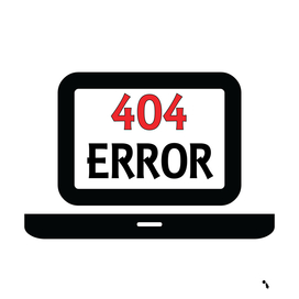 mistake 404 error computer website