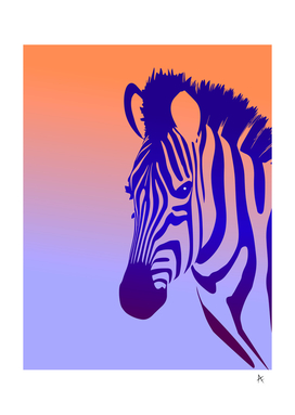 Zebra Pop Art