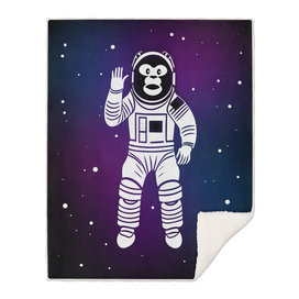 Monkey Astronaut in Space
