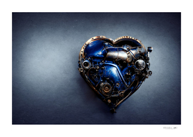 The blue metal heart with engine in its - DGi