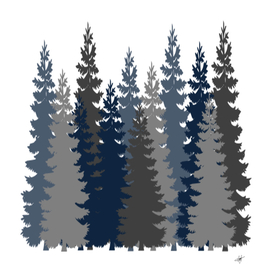 Pine Tree Clipart Forrest