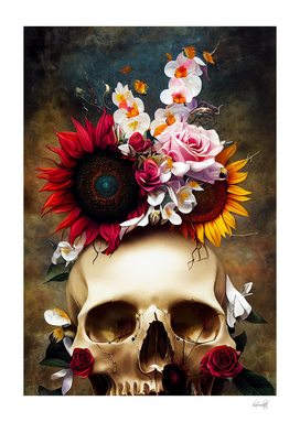 Floral skull ov