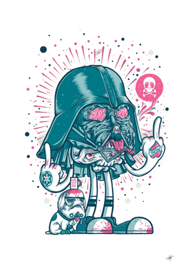 Dart Vader illustration parody