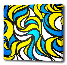 Wonderful wavy shapes abstract background