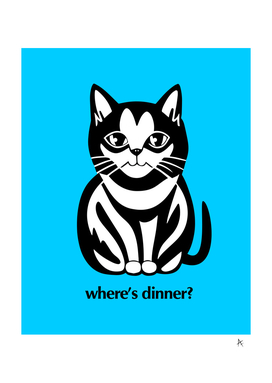 Cat - where's dinner?