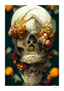 Skull flowers