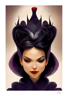 Evil queen portrait