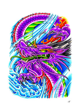 dragon psychedelic art