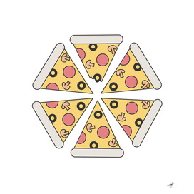 pizza slice food italian
