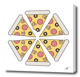 pizza slice food italian