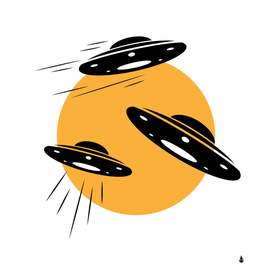 Ufo Flying Saucer Sun Space Ship