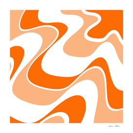 Abstract pattern - orange.