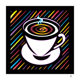 Hot Coffee Pop Art