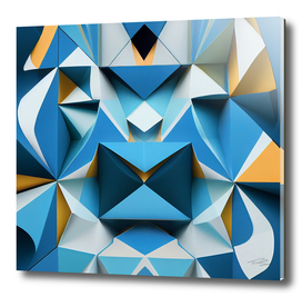 Blueyellow abstract