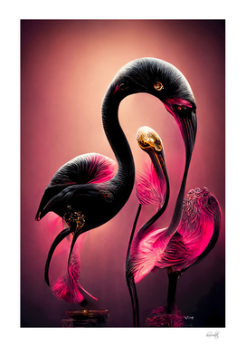 Modern flamingo