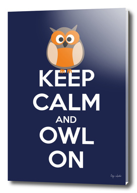 Keep calm and owl on