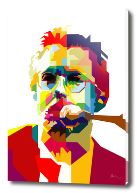 Eric Clapton Pop Art WPAP